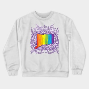 Connecticut Mandala Pride Crewneck Sweatshirt